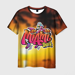 Мужская футболка Miami Beach