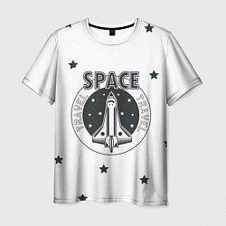 Мужская футболка Space travel