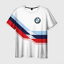 Мужская футболка BMW БМВ WHITE