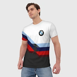 Футболка мужская BMW M SPORT, цвет: 3D-принт — фото 2