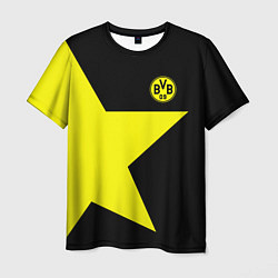 Футболка мужская FC Borussia Dortmund: Star, цвет: 3D-принт