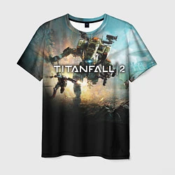 Мужская футболка Titanfall Battle