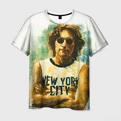 Футболка мужская John Lennon: New York, цвет: 3D-принт