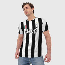 Футболка мужская Juventus FC: Dybala Home 17/18, цвет: 3D-принт — фото 2