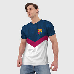 Футболка мужская Barcelona FC: Sport, цвет: 3D-принт — фото 2