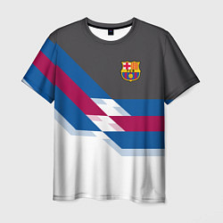 Мужская футболка Barcelona FC: White style