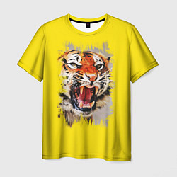 Мужская футболка Tiger Art