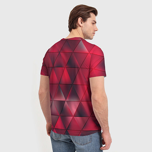 Мужская футболка Dark Red / 3D-принт – фото 4