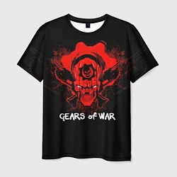Мужская футболка Gears of War: Red Skull