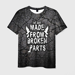 Мужская футболка Made from broken parts