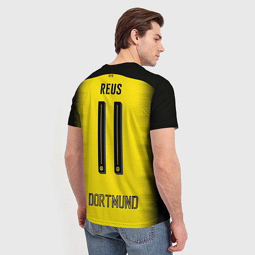 Мужская футболка BVB FC: Rois Away 17/18 / 3D-принт – фото 4