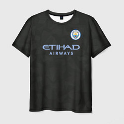 Мужская футболка Man City FC: Black 17/18