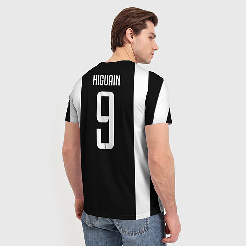 Мужская футболка Juventus FC: Higuain Home 17/18 / 3D-принт – фото 4