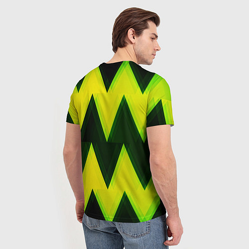 Мужская футболка Zigzag / 3D-принт – фото 4