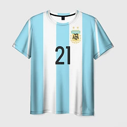 Мужская футболка Сборная Аргентины: Диабола ЧМ-2018