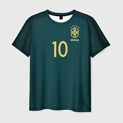 Мужская футболка Сборная Бразилии: Неймар ЧМ-2018 альтернатива