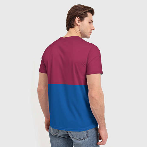 Мужская футболка Barcelona FC: Duo Color / 3D-принт – фото 4