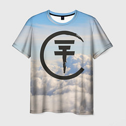 Футболка мужская Tokio Hotel: Clouds, цвет: 3D-принт