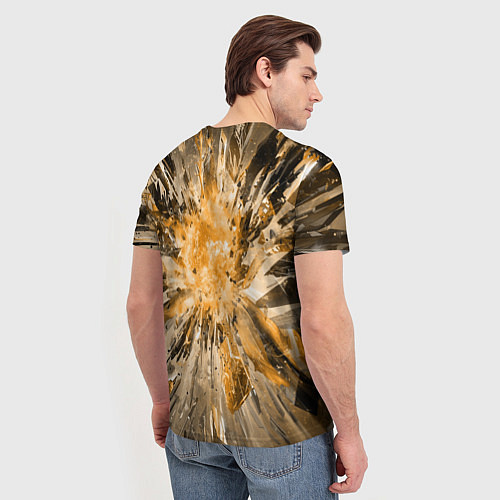 Мужская футболка PUBG: Abstract Explode / 3D-принт – фото 4