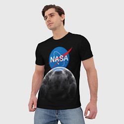 Футболка мужская NASA: Moon Rise, цвет: 3D-принт — фото 2