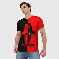 Футболка мужская Juggernaut Blood, цвет: 3D-принт — фото 2