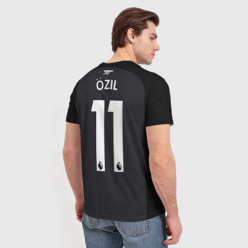 Мужская футболка Ozil away 17-18 / 3D-принт – фото 4