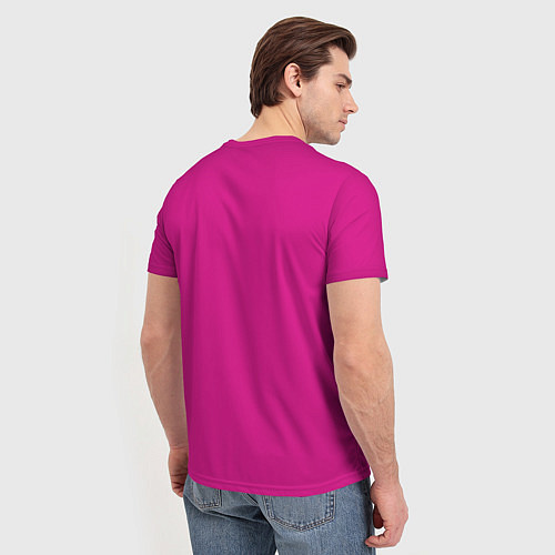 Мужская футболка Pink Art / 3D-принт – фото 4