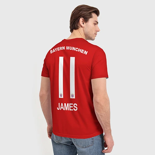 Мужская футболка James 17-18 / 3D-принт – фото 4