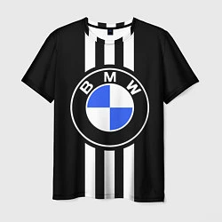 Мужская футболка BMW: White Strips