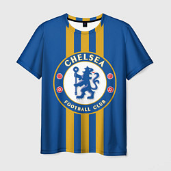 Футболка мужская FC Chelsea: Gold Lines, цвет: 3D-принт