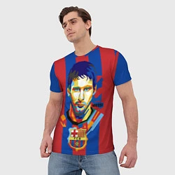Футболка мужская Lionel Messi, цвет: 3D-принт — фото 2