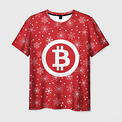 Мужская футболка Bitcoin: New Year