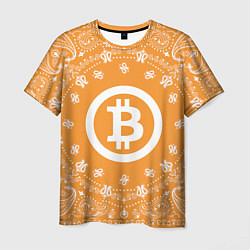 Мужская футболка Bitcoin Mandala