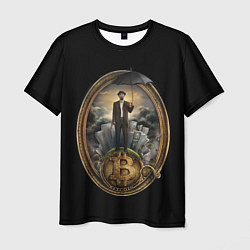 Мужская футболка Bitcoin Art