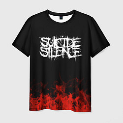 Мужская футболка Suicide Silence: Red Flame