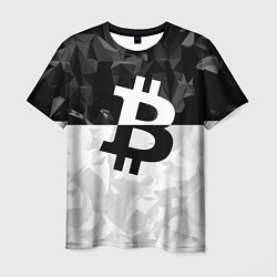 Мужская футболка Bitcoin: Poly Style