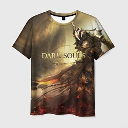 Мужская футболка Dark Souls: Dark Knight
