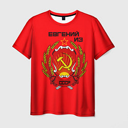 Футболка мужская Евгений из СССР, цвет: 3D-принт