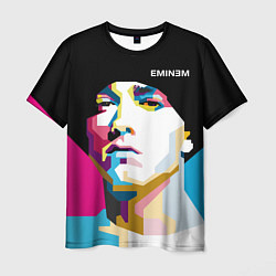 Футболка мужская Eminem Poly Art, цвет: 3D-принт