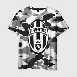 Футболка мужская FC Juventus: Camouflage, цвет: 3D-принт