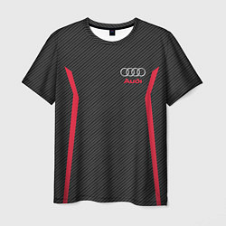 Мужская футболка Audi: Black Carbon