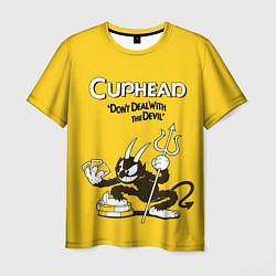 Футболка мужская Cuphead: Black Devil, цвет: 3D-принт