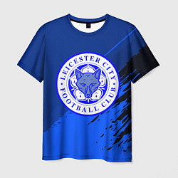 Мужская футболка FC Leicester: Abstract style