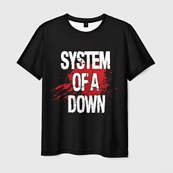 Футболка мужская System of a Down Blood, цвет: 3D-принт