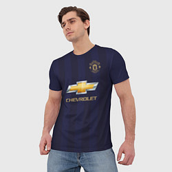 Футболка мужская FC MU: Pogba Away 18/19, цвет: 3D-принт — фото 2