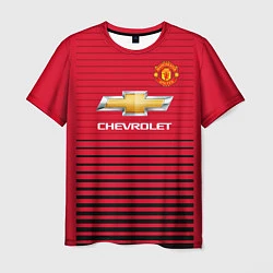 Футболка мужская FC Manchester United: Away 18/19, цвет: 3D-принт
