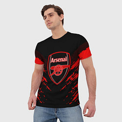 Футболка мужская Arsenal FC: Sport Fashion, цвет: 3D-принт — фото 2