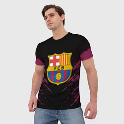 Футболка мужская Barcelona FC: Sport Fashion, цвет: 3D-принт — фото 2