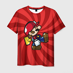 Мужская футболка Super Mario: Red Illusion