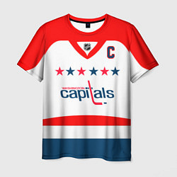 Мужская футболка Washington Capitals: Ovechkin White